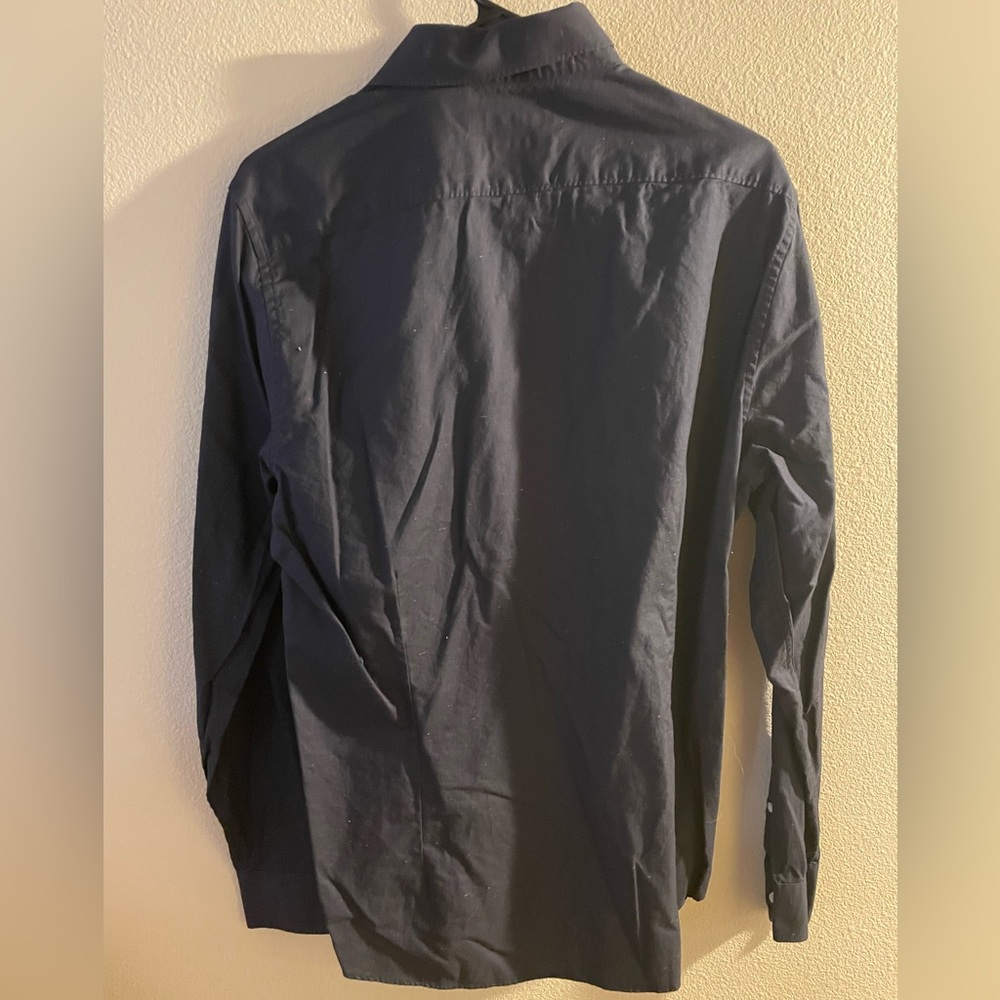 RW&CO Navy Blue Dress Shirt